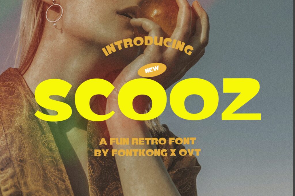Scooz – A Fun Retro Font NZ2NET4