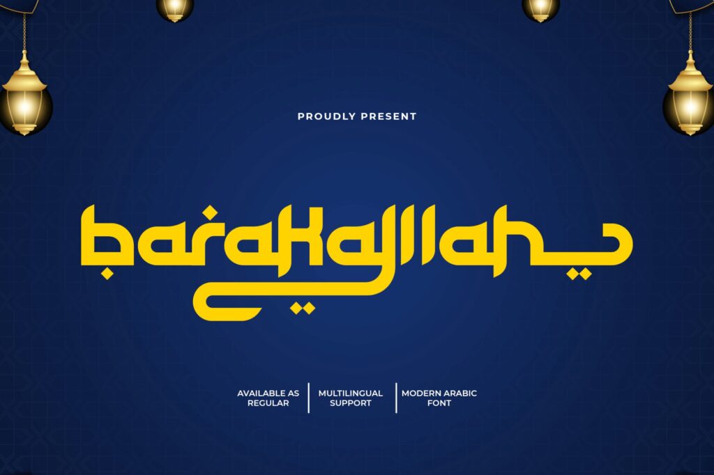 Barakallah – A Modern Arabic Font LZJGTRZ