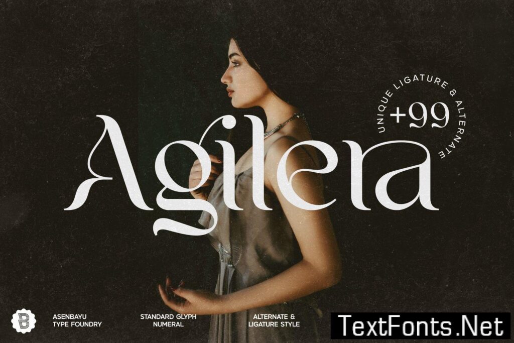 Agilera – Stylish Ligature Font AEBZQDH