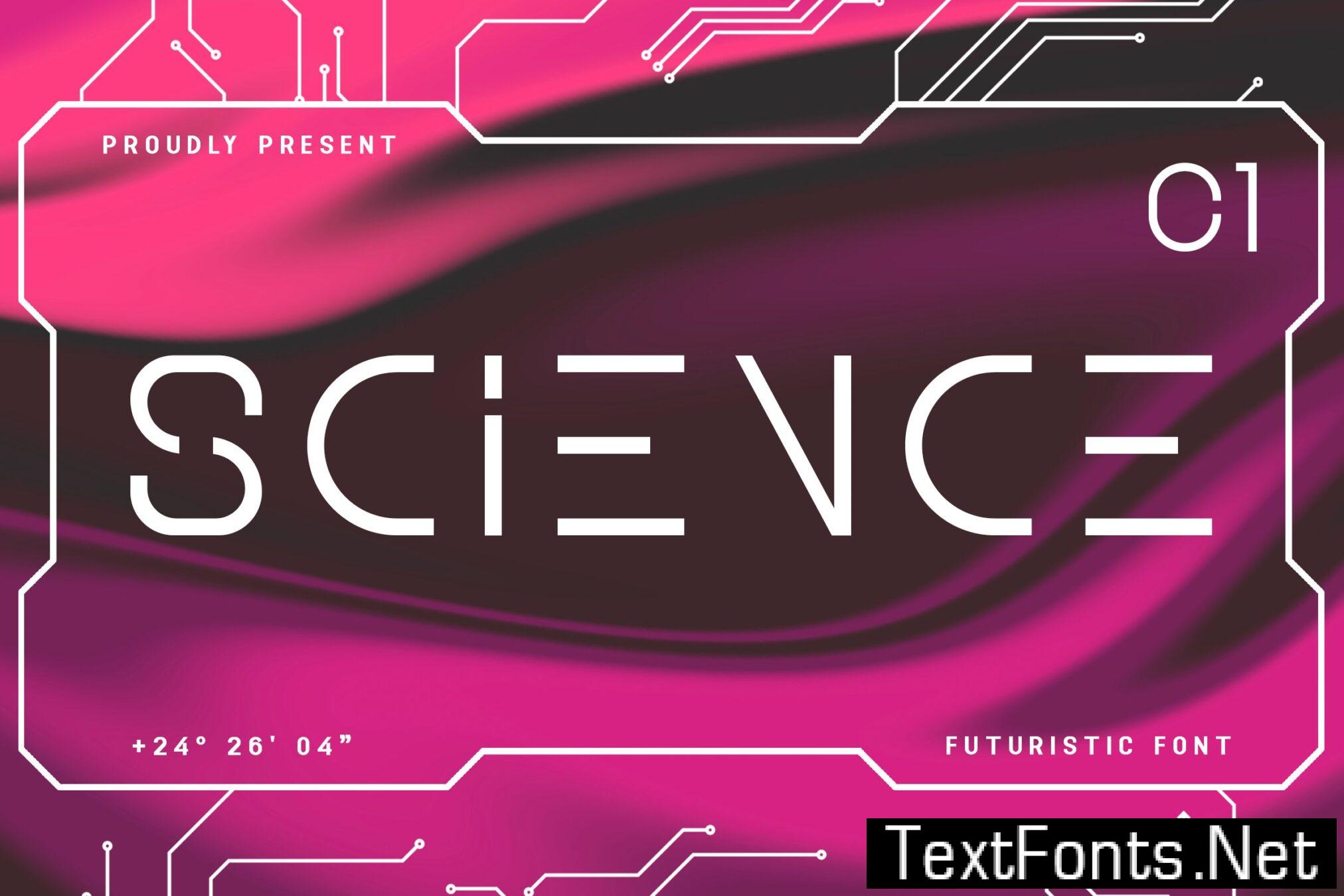 Science – A Futuristic Font 5PPYHYB