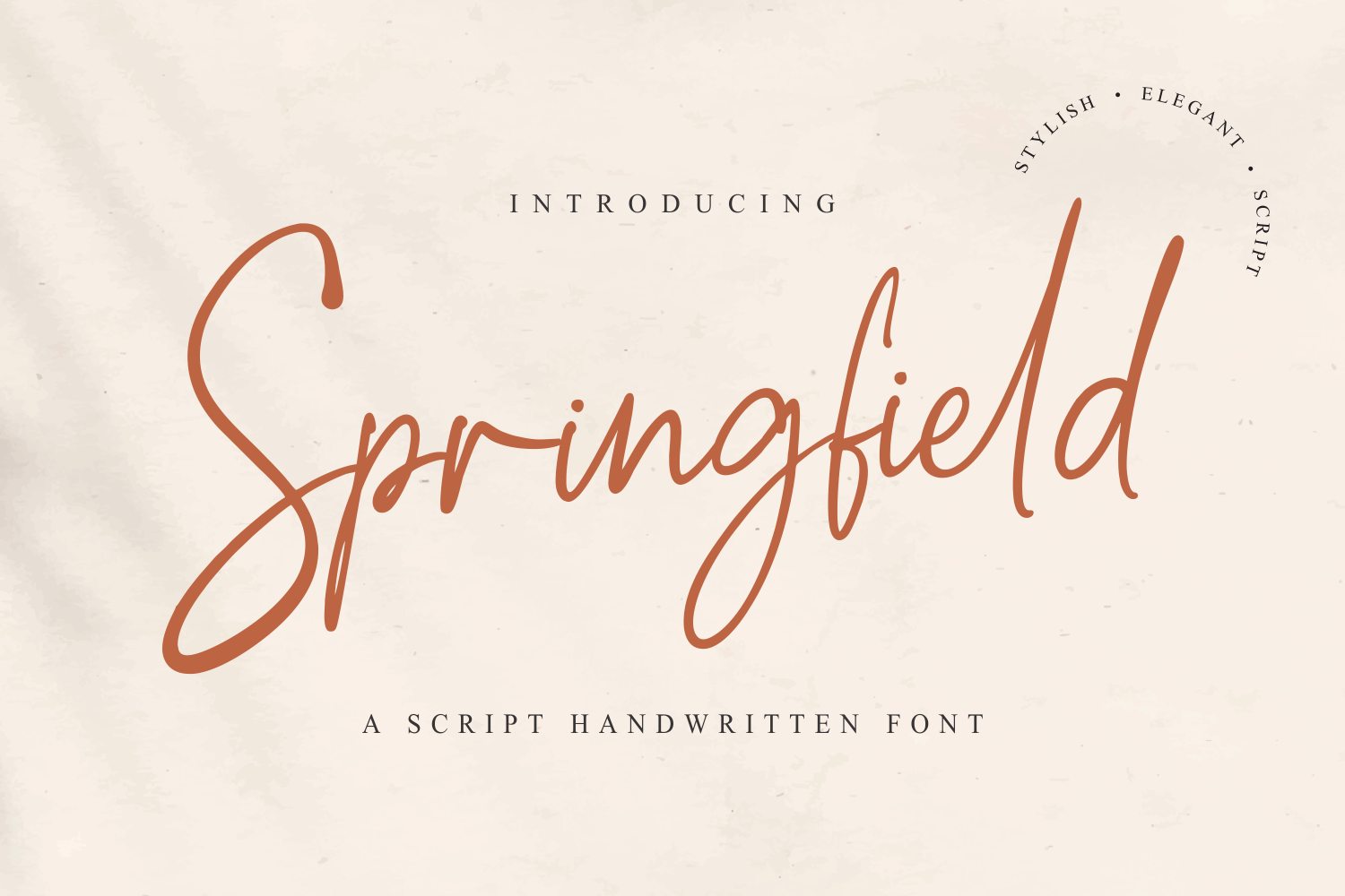 Springfield – Stylish Signature Font 99GQZAM