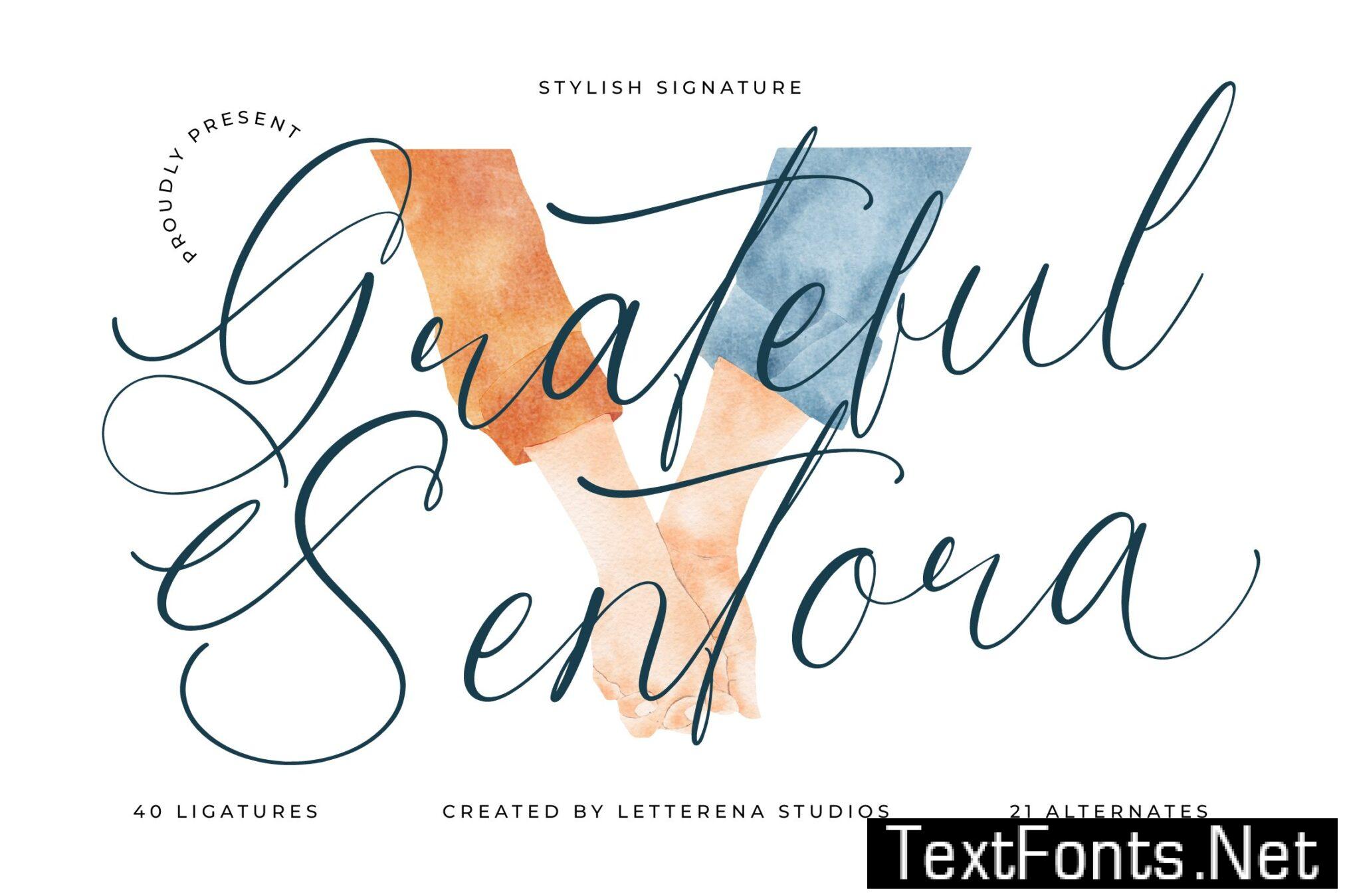 Grateful Sentora Stylish Signature JFJBAK2
