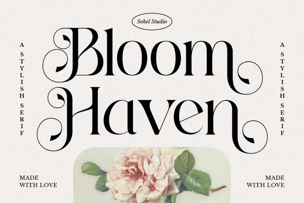 Bloom Haven – Modern Elegant Serif Typeface D3ZZVKZ