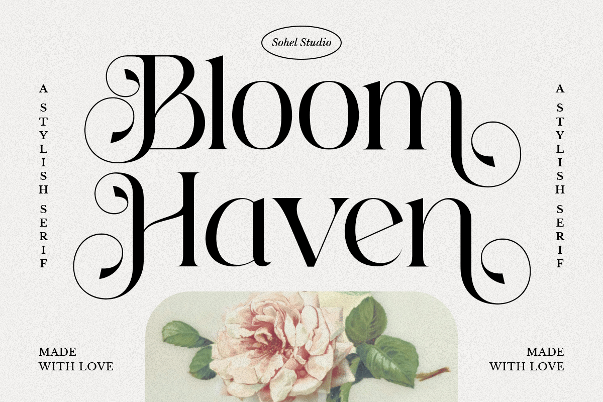 Bloom Haven – Modern Elegant Serif Typeface D3ZZVKZ