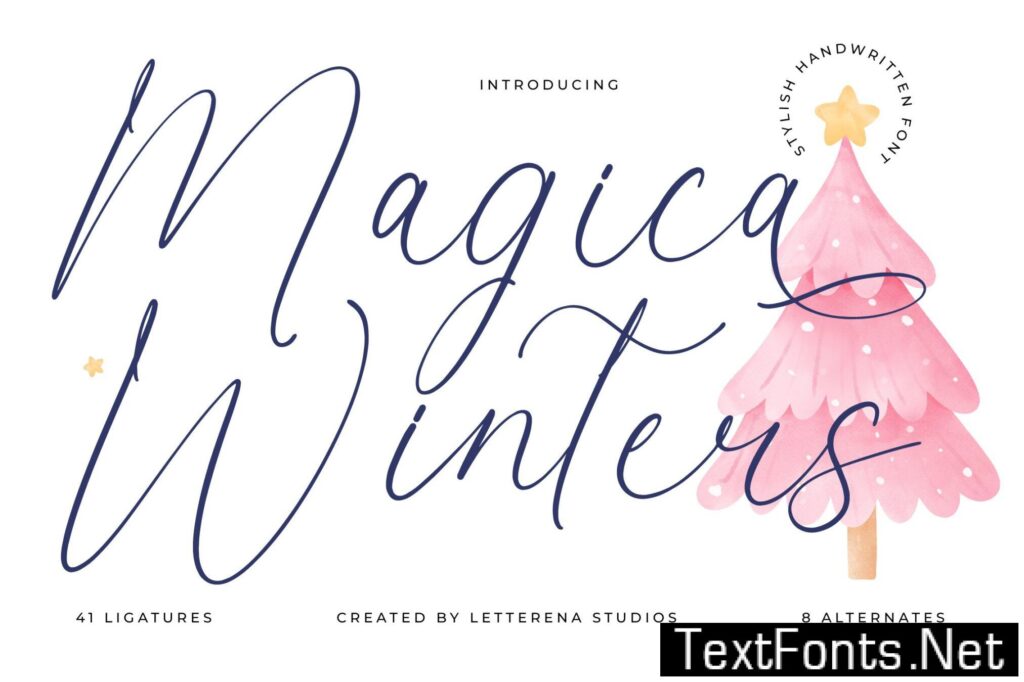 Magica Winters Stylish Handwritten Font EQ9M5Y5