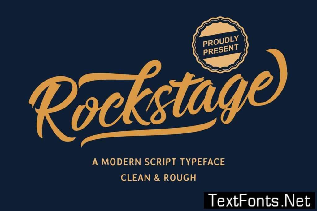 Rockstage – Retro Font A2BLTSA