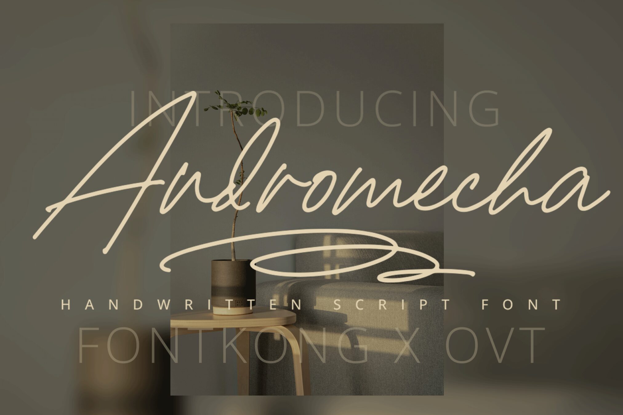 Andromecha – A Handwritten Script Font JMFEQGD