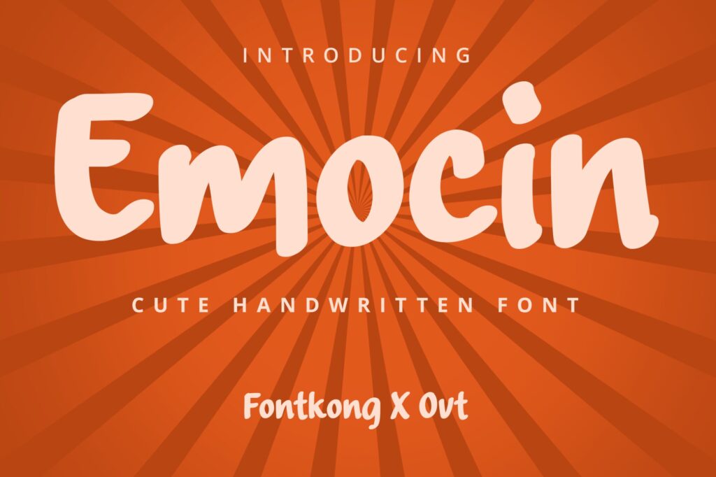 Emocin – A Cute Handwritten Font XR5QSPP