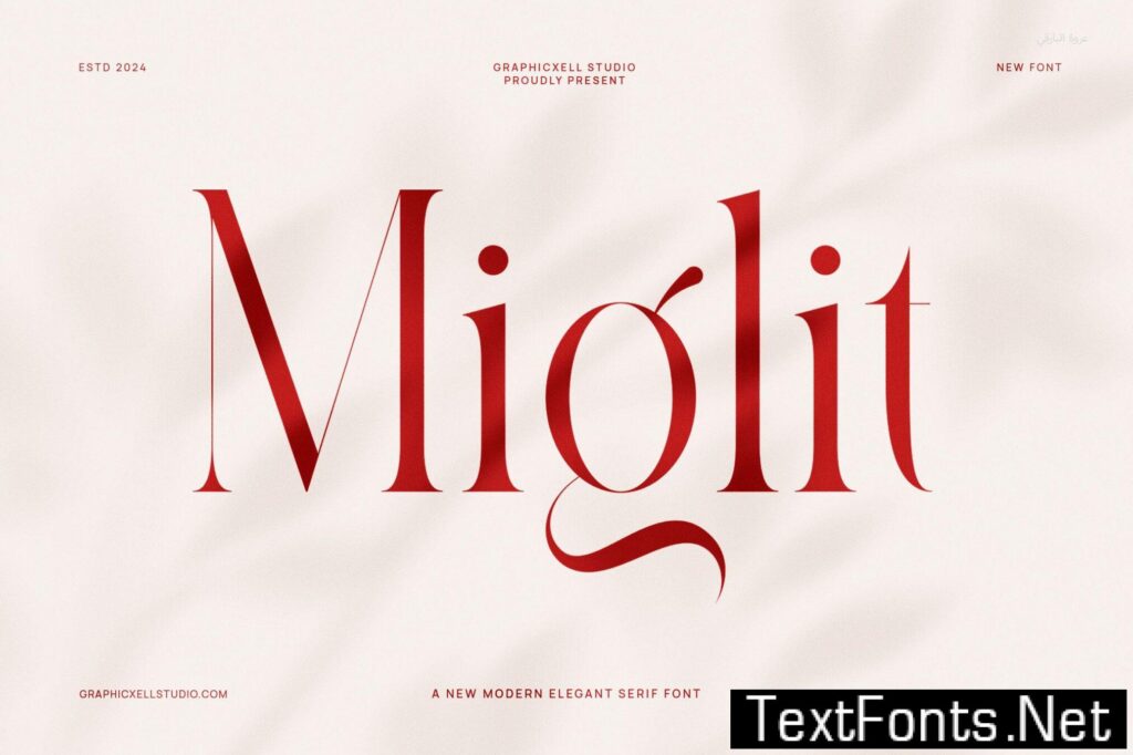 Miglit Elegant Serif Font J5TQD2H