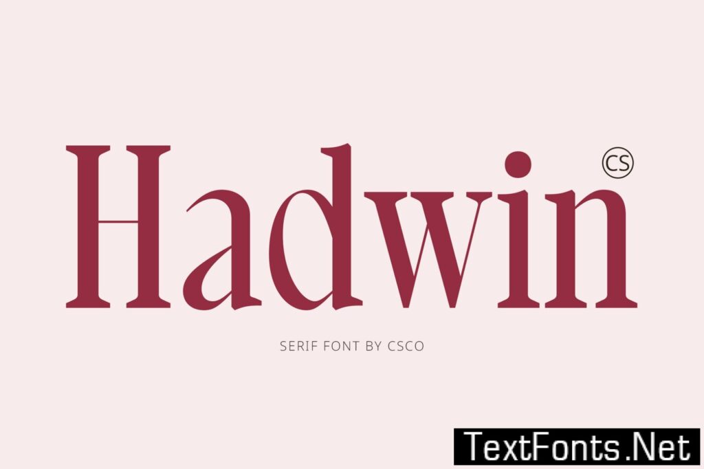 CS Hadwin – Classic Font DW5CUSK