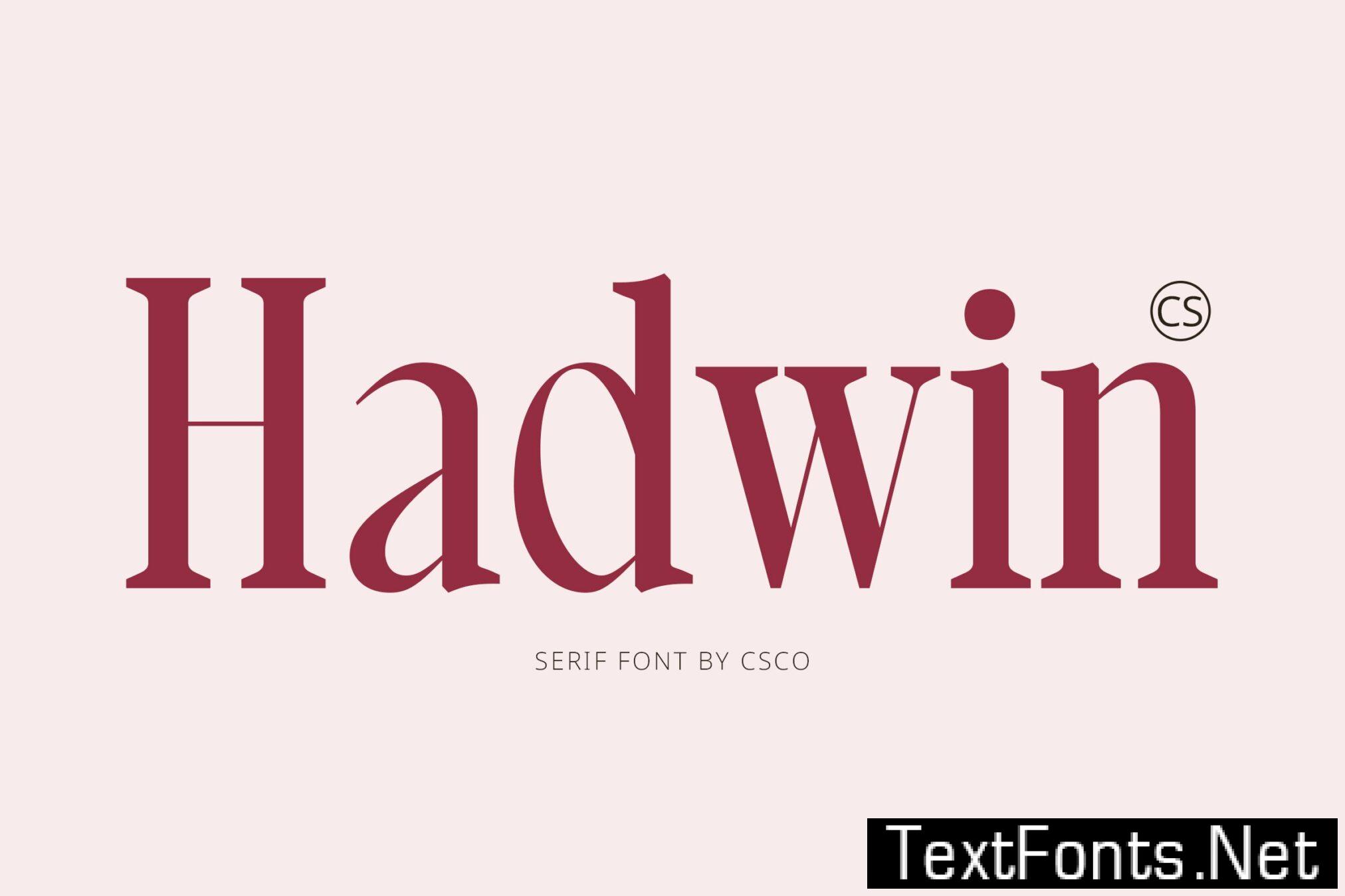 CS Hadwin – Classic Font DW5CUSK