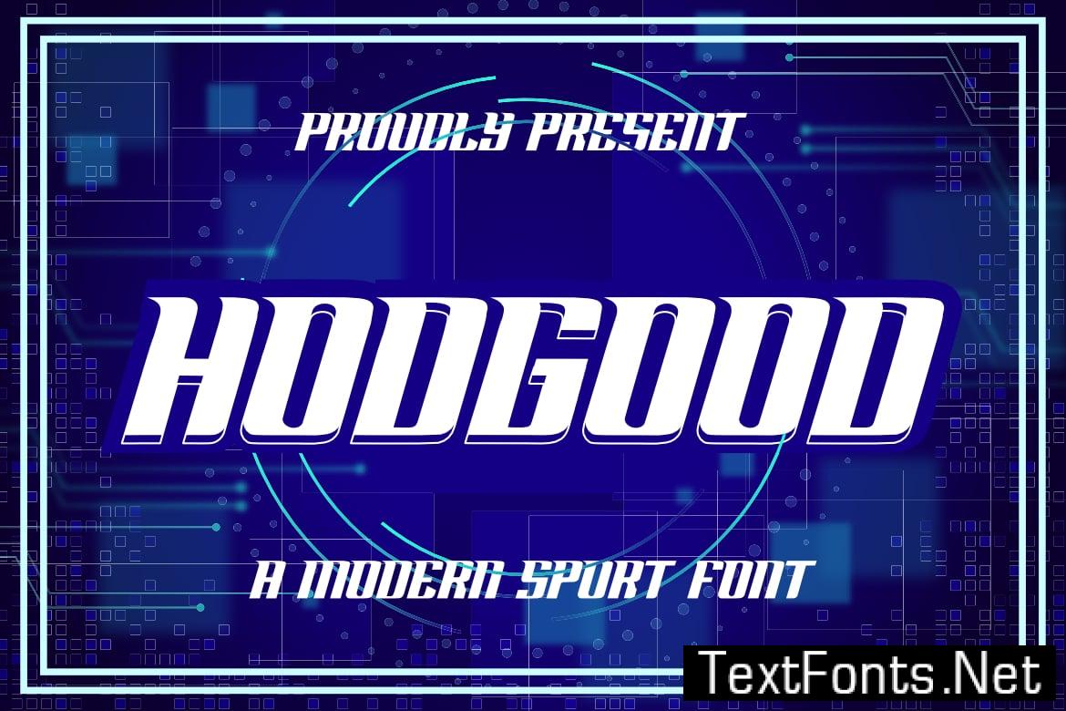 HODGOOD – Modern Sport Font 74Z5T6X