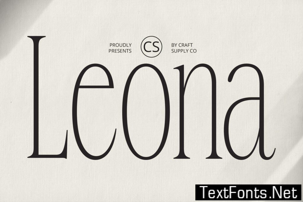 CS Leona – Condensed Font KKMPZ7B