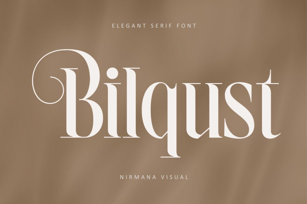 Bilqust – Elegant Logo Font PSH3C5Z