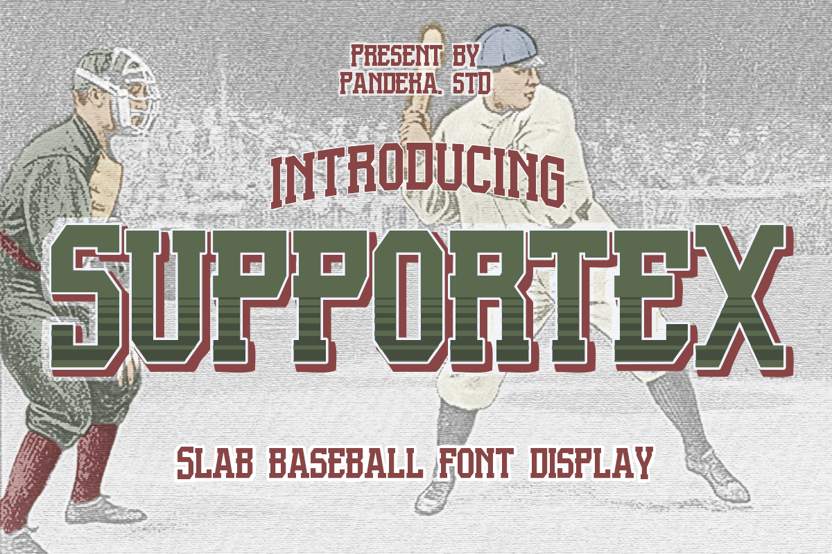 Supportex – Sport Baseball Font QFKRRPP