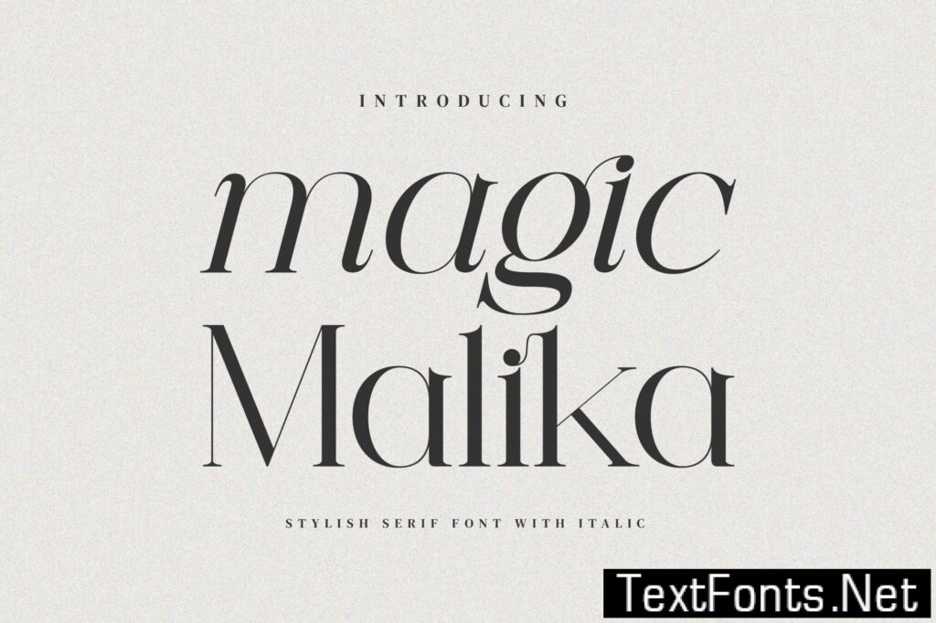 Magic Malika – Stylish Ligature Font A6KCH3Q