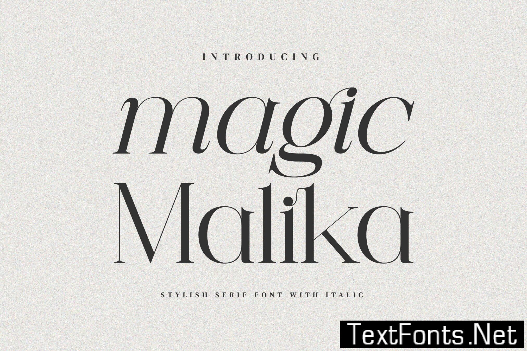 Magic Malika – Stylish Ligature Font A6KCH3Q