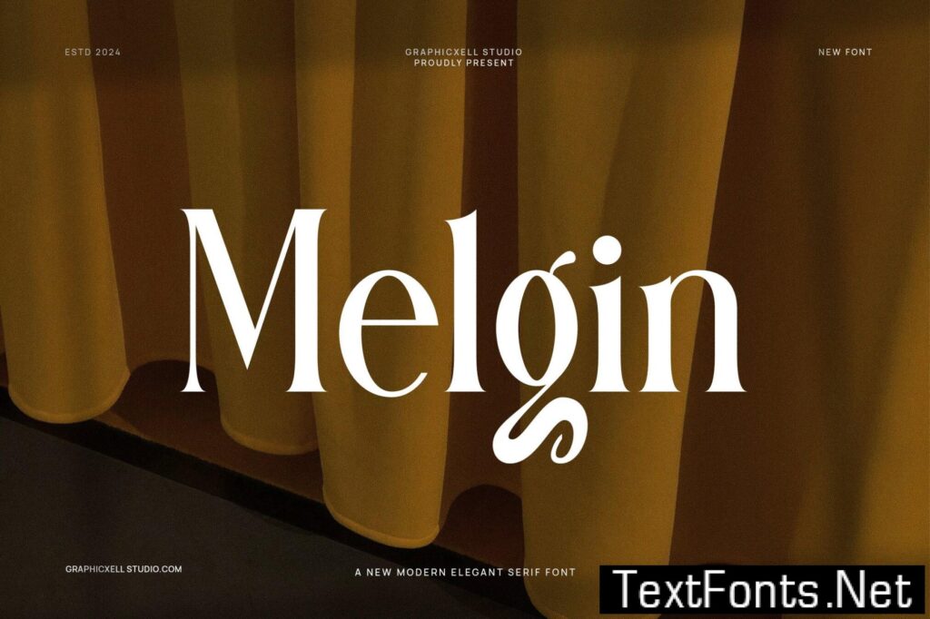 Melgin Elegant Serif Font HHVZ3HA