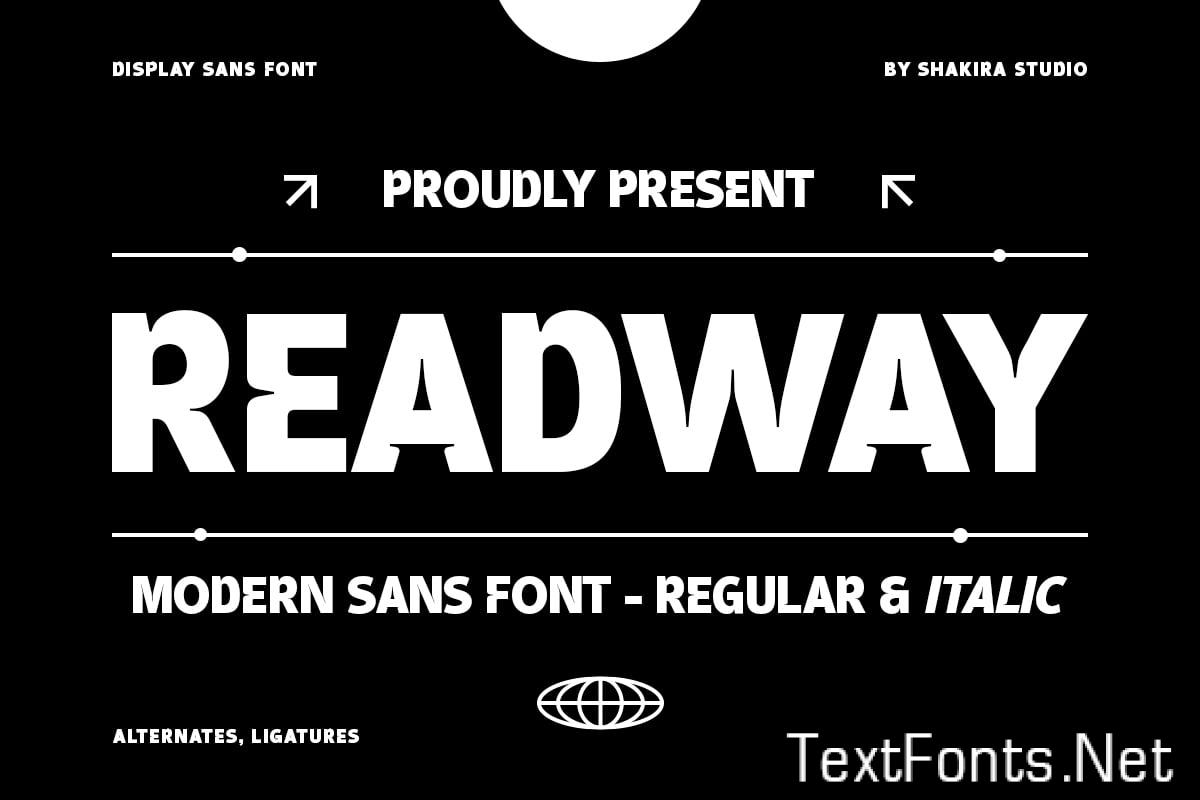 Readway – Modern Sans Font L42BBDF