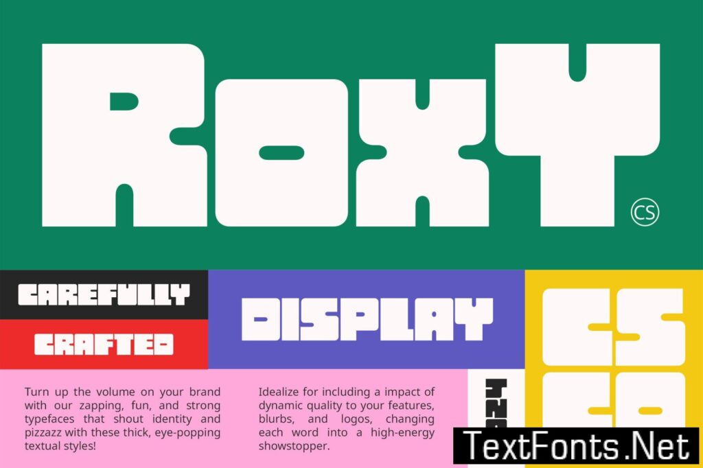 CS Roxy – Bold Font 53DCFGL