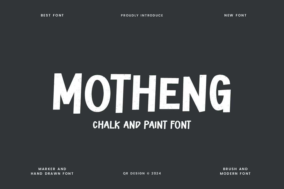 Motheng – Chalk & Paint Font YYDTTUG