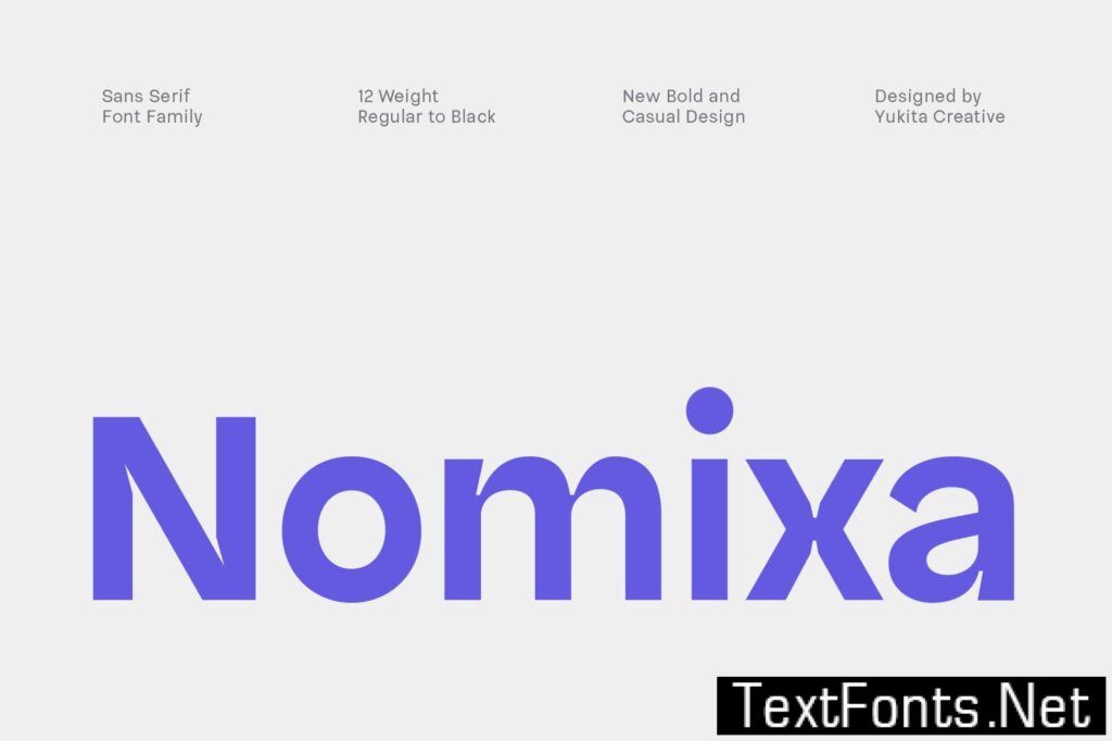 Nomixa Sans Serif Family Q6BAVRF