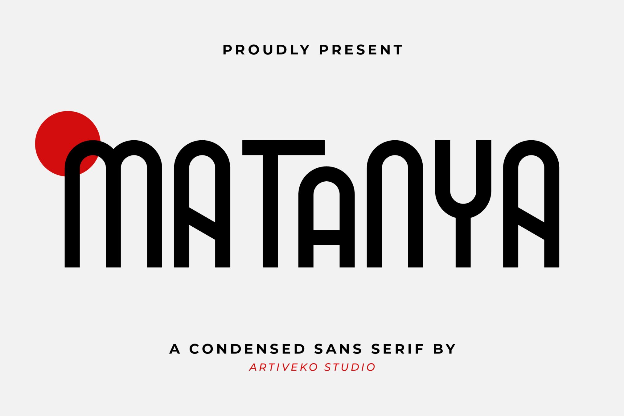 Matanya Sans Serif Logo Font XLHMMN4