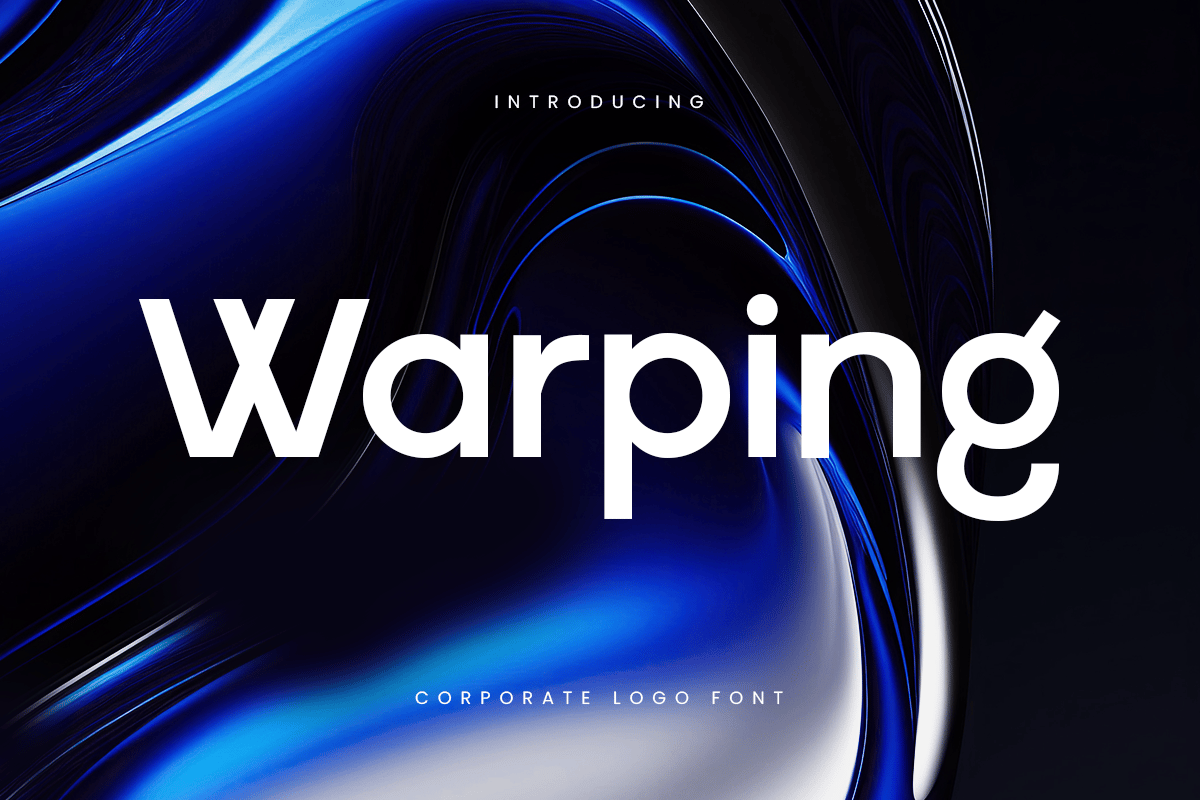 Warping – Corporate Logo Font 9HK67X9