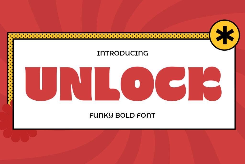 Unlock – Funky Bold Font EBGA97N