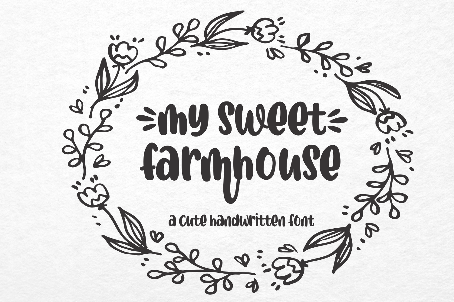 My Sweet Farmhouse – Crafty Font 5B8RNUW