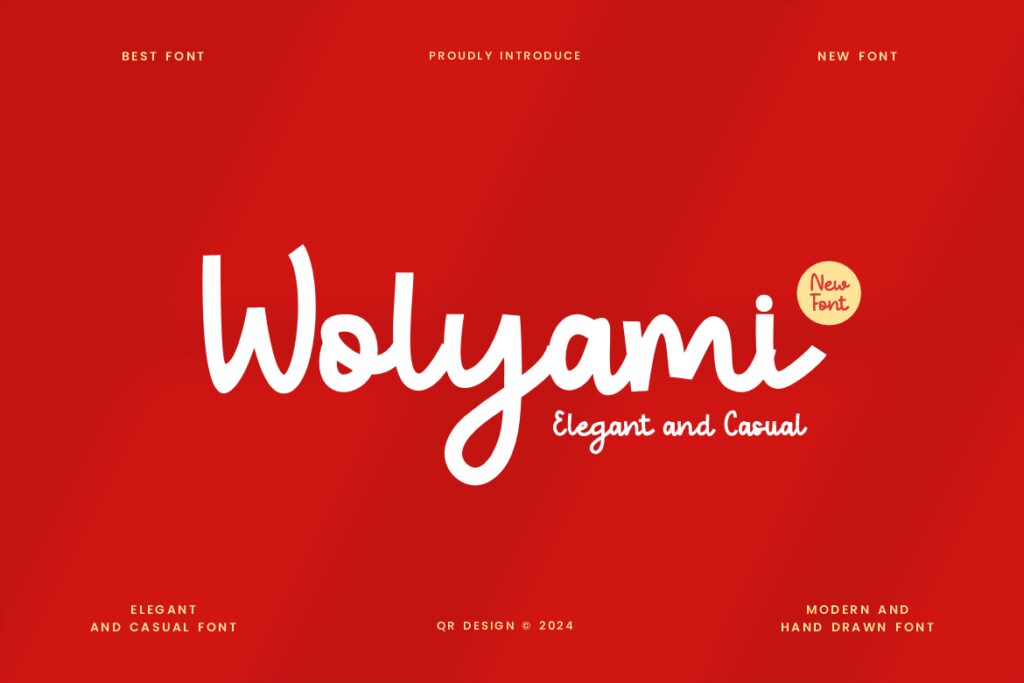 Wolyami – Elegant & Casual Font FF4L6VM