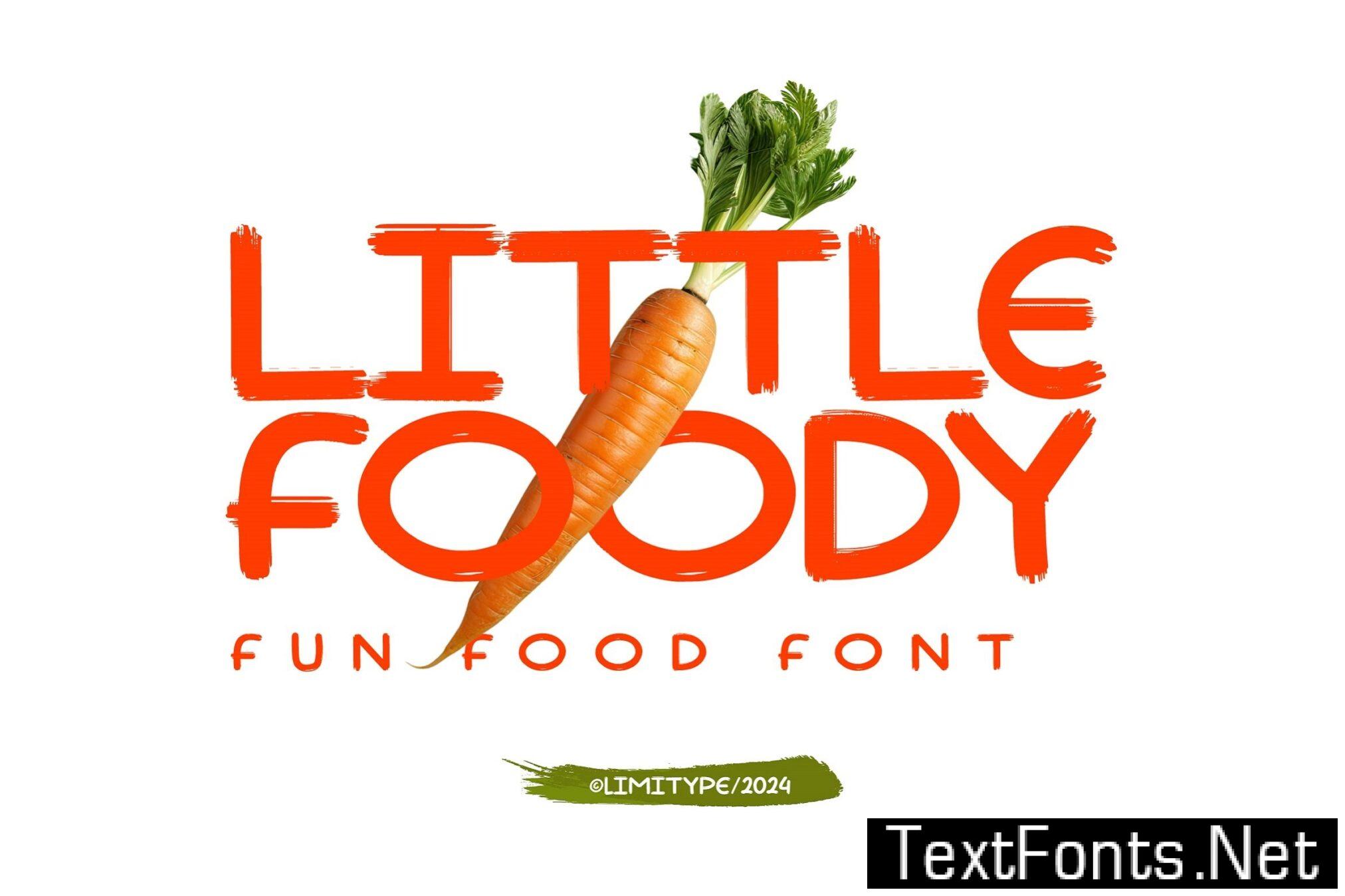 Little Foody – Food Font YDD87AV