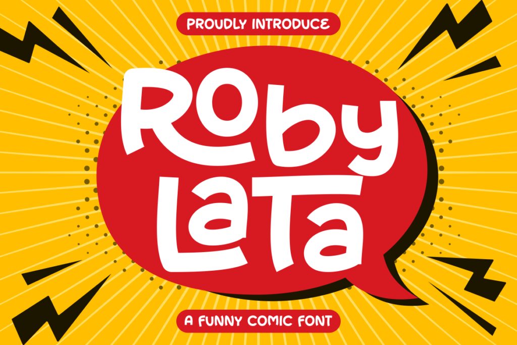 Roby Lata – Comic Font W92WT2L