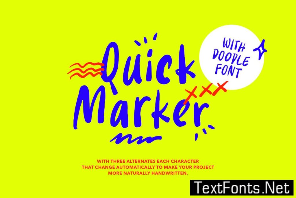 Quick Marker – Quote Font + Doodle ALK3VK8