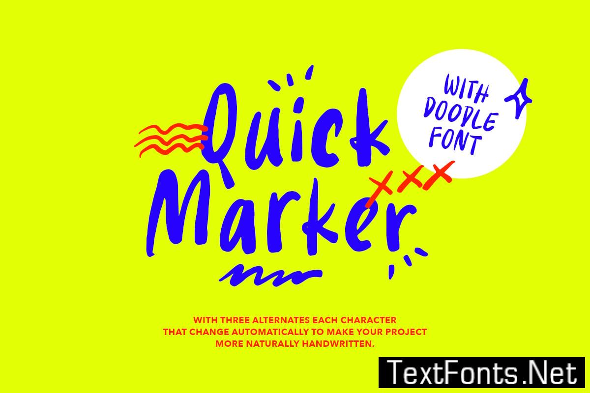 Quick Marker – Quote Font + Doodle ALK3VK8