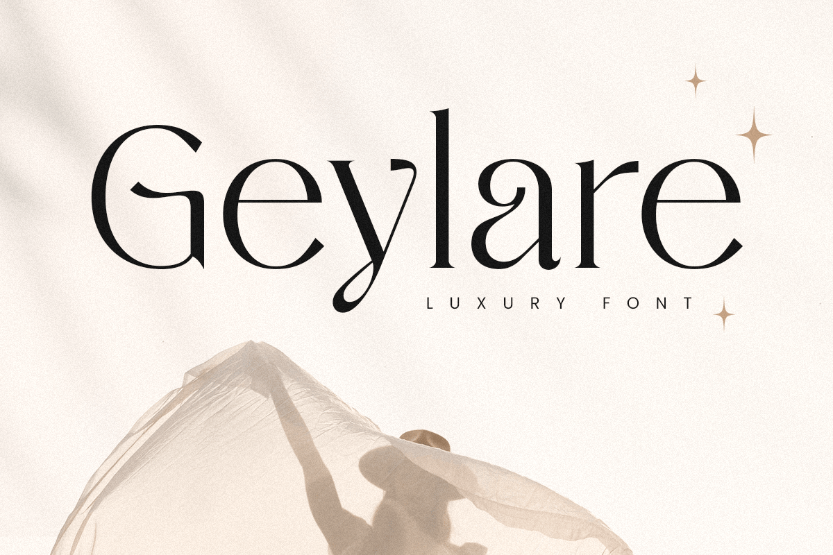 Geylare – Luxury Font HG3DRPF