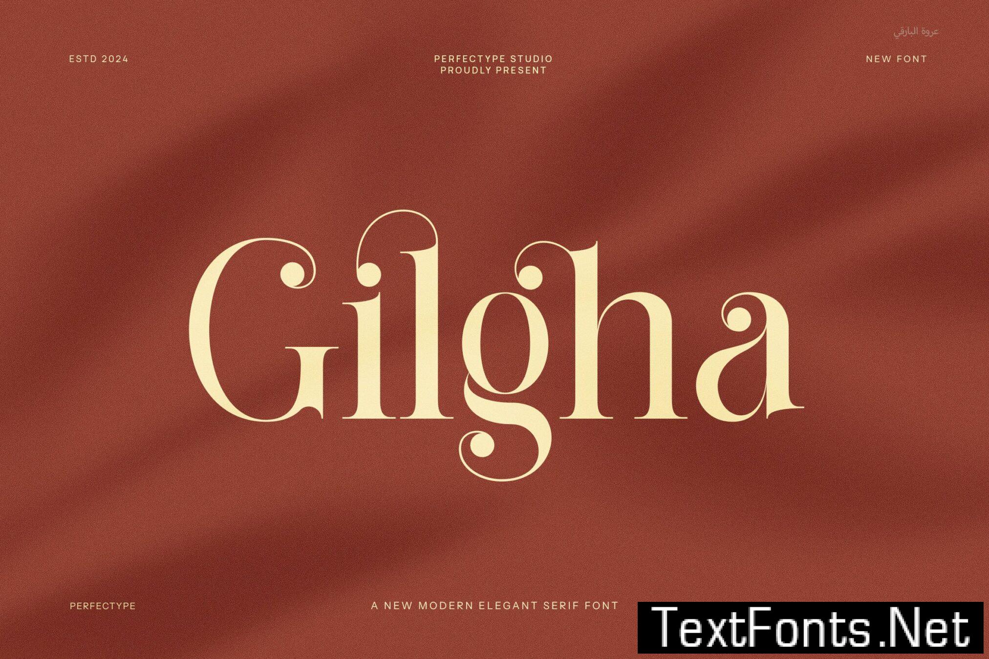 Gilgha Modern Serif Font 5T8X9D4