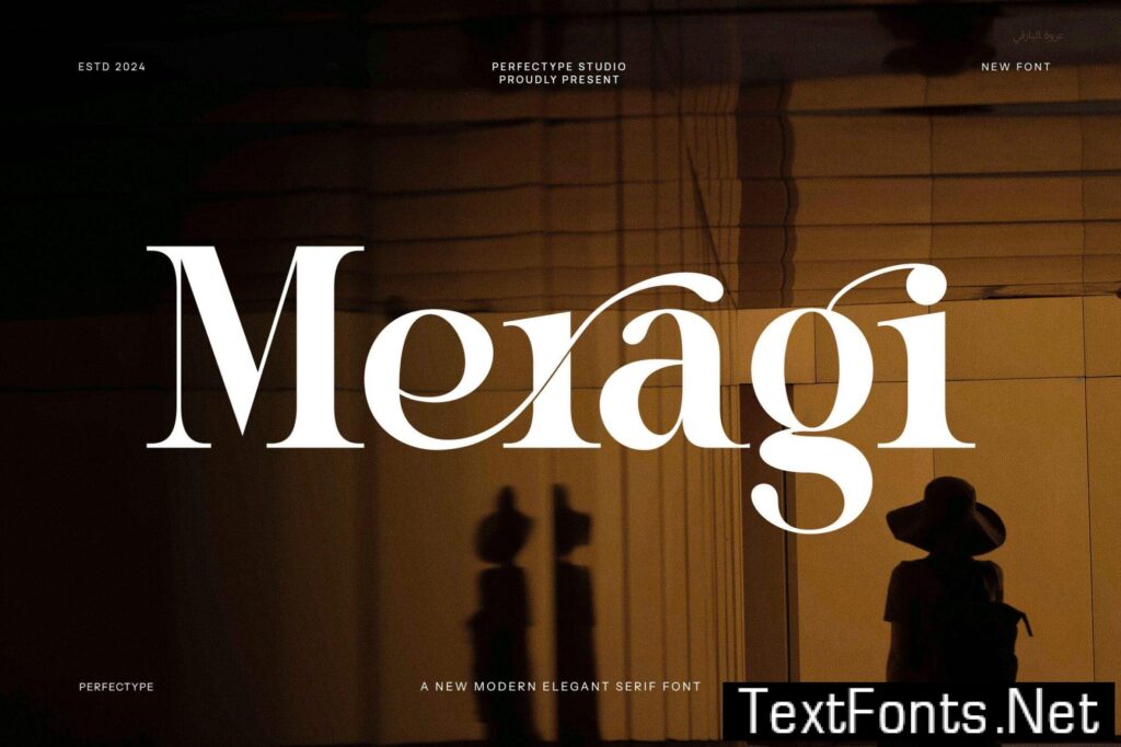 Meragi Modern Serif Font 3UM8VFL
