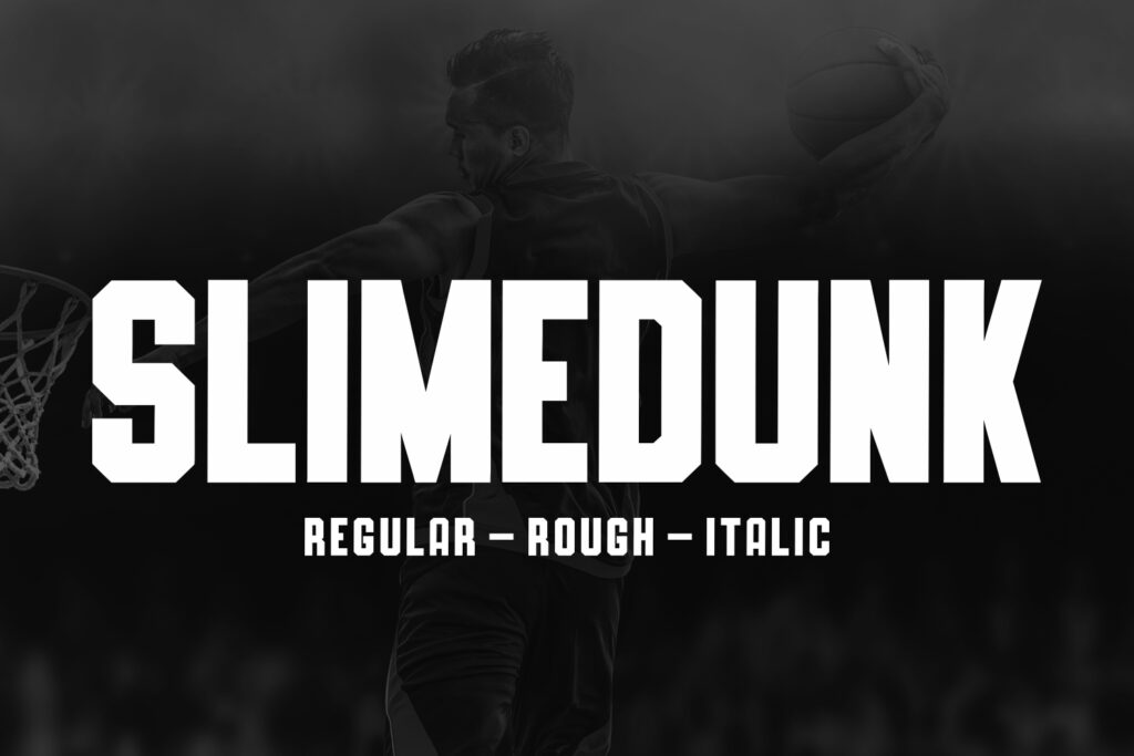Slimedunk Sport Font UAM2BGR