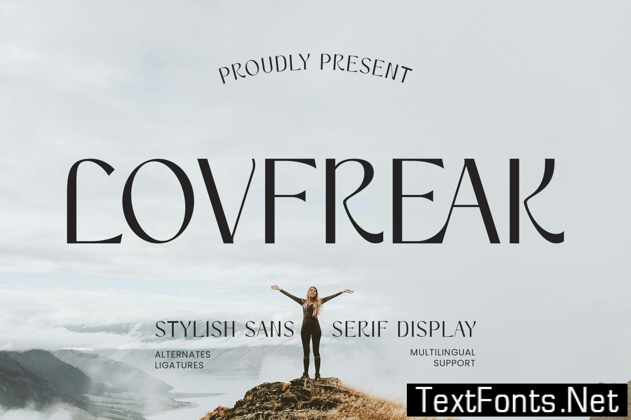 Lovfreak – Sans Serif Font JUTZTZF