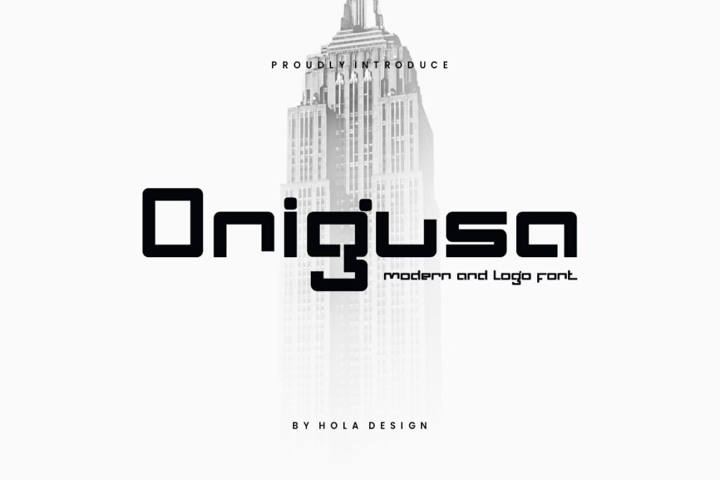 Onigusa Modern & Logo Font 2WWJG2K