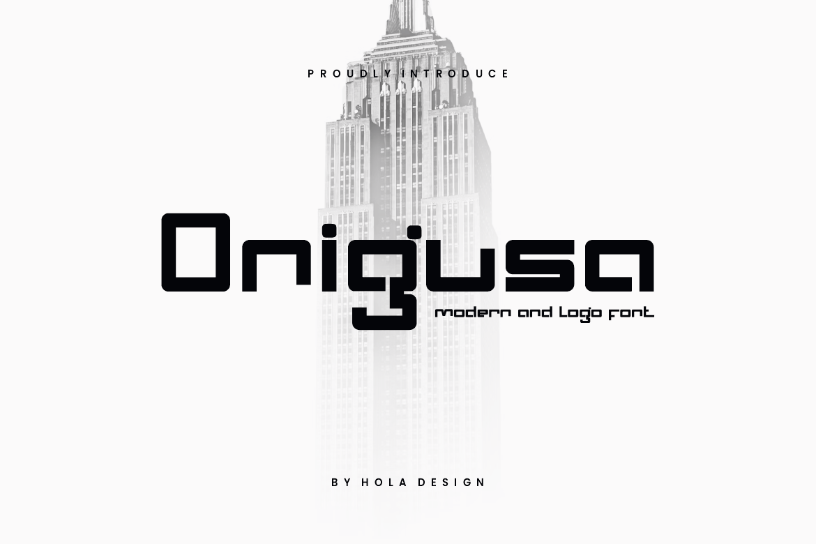 Onigusa Modern & Logo Font 2WWJG2K