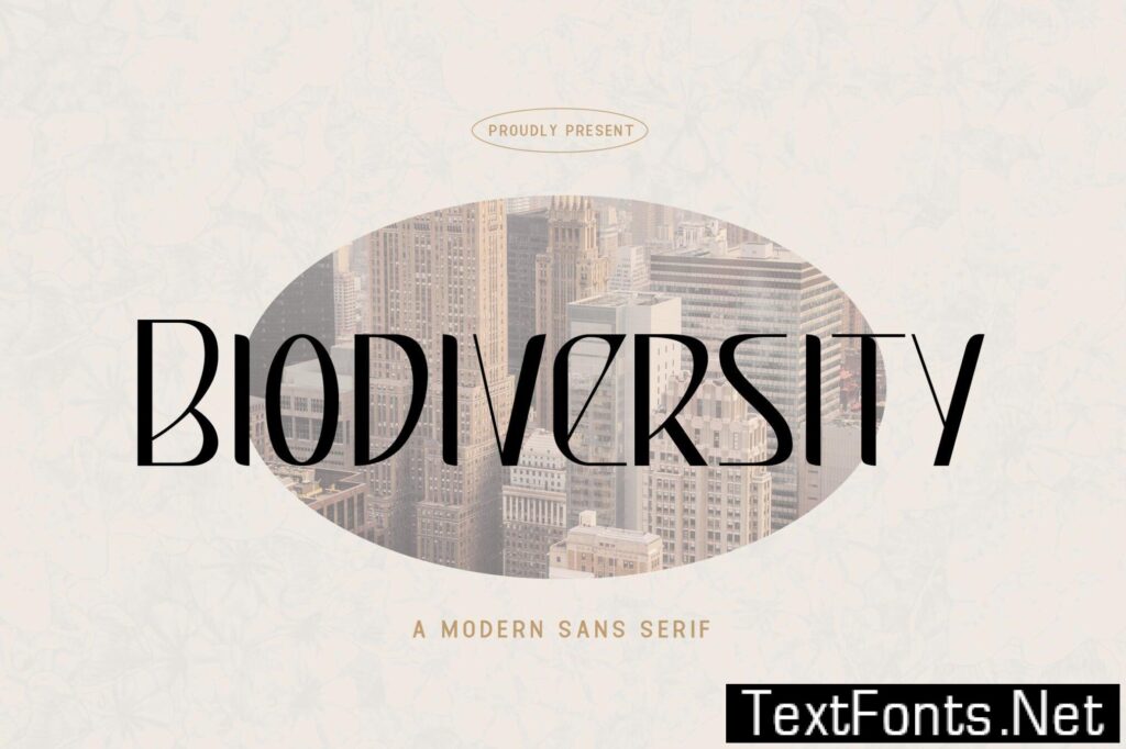 Biodiversity – A Modern Sans Serif Font AXERT8T