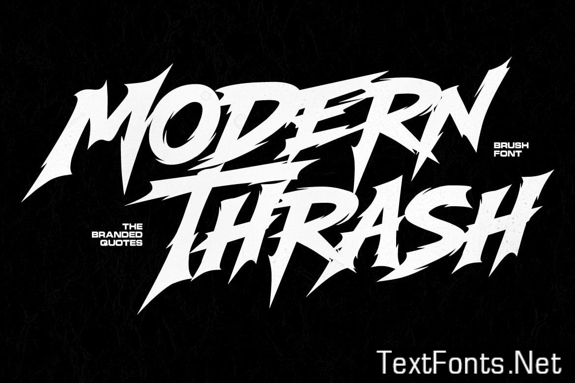 Modern Thrash Font TYFQ4QK