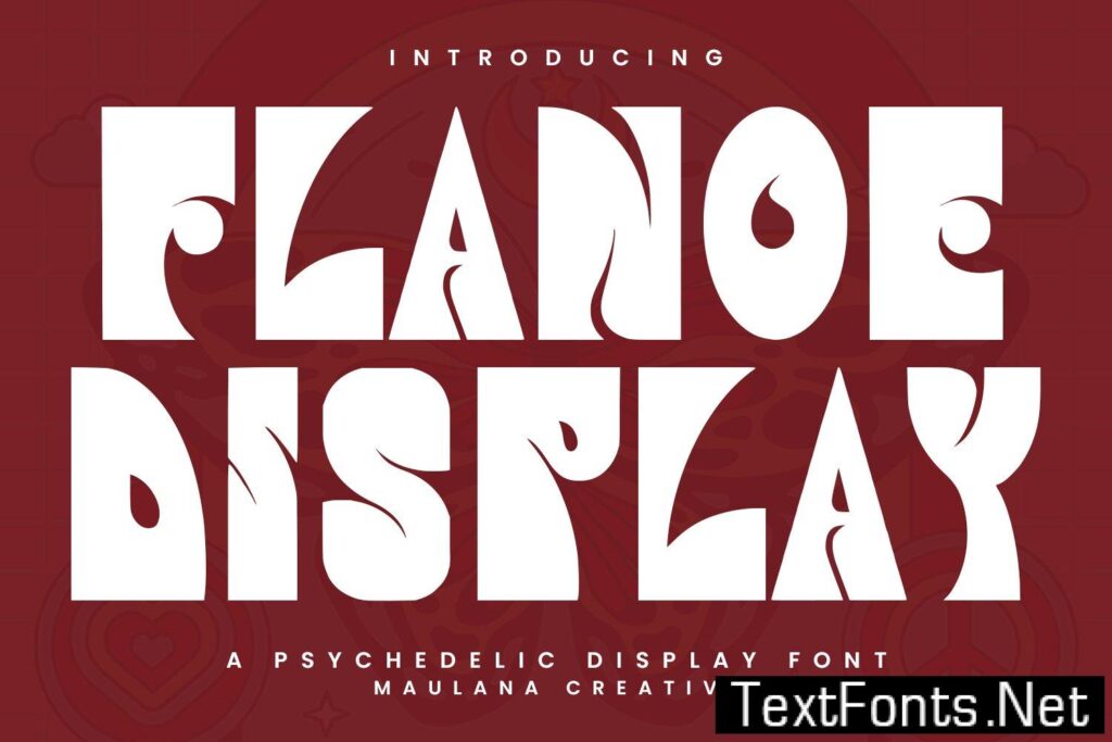 Flanoe Psychedelic Font 98YMR7K