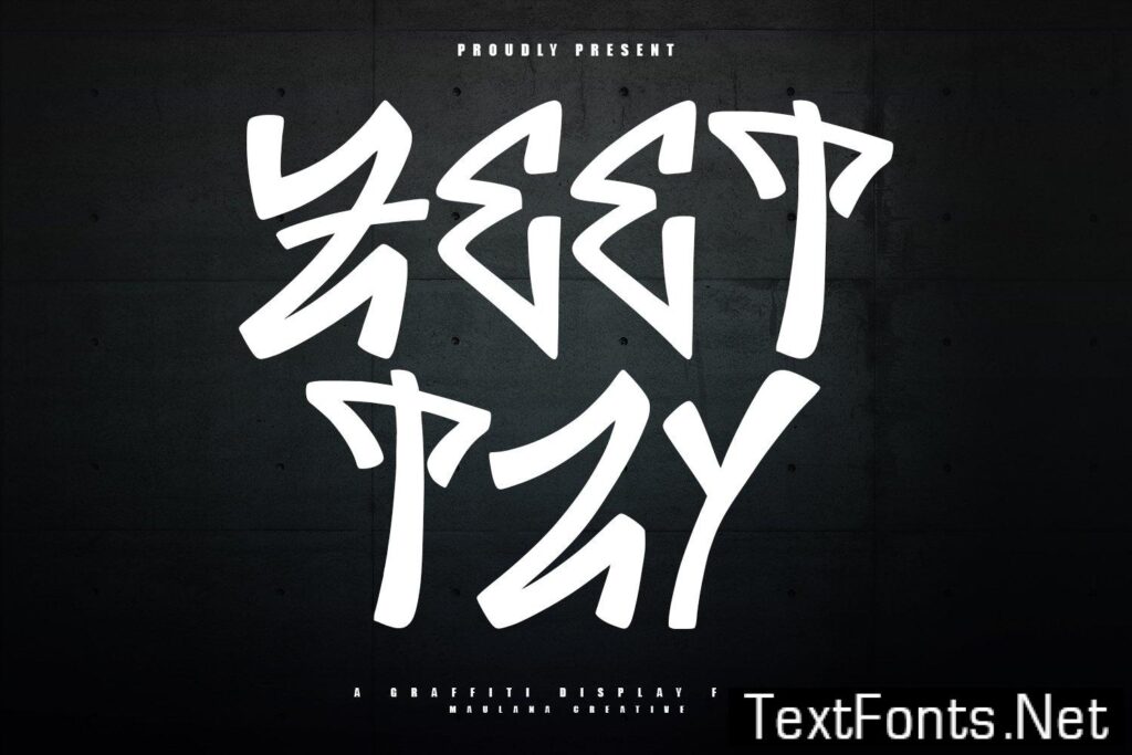 Zeettzy Graffiti Display Font 7K9DQWS