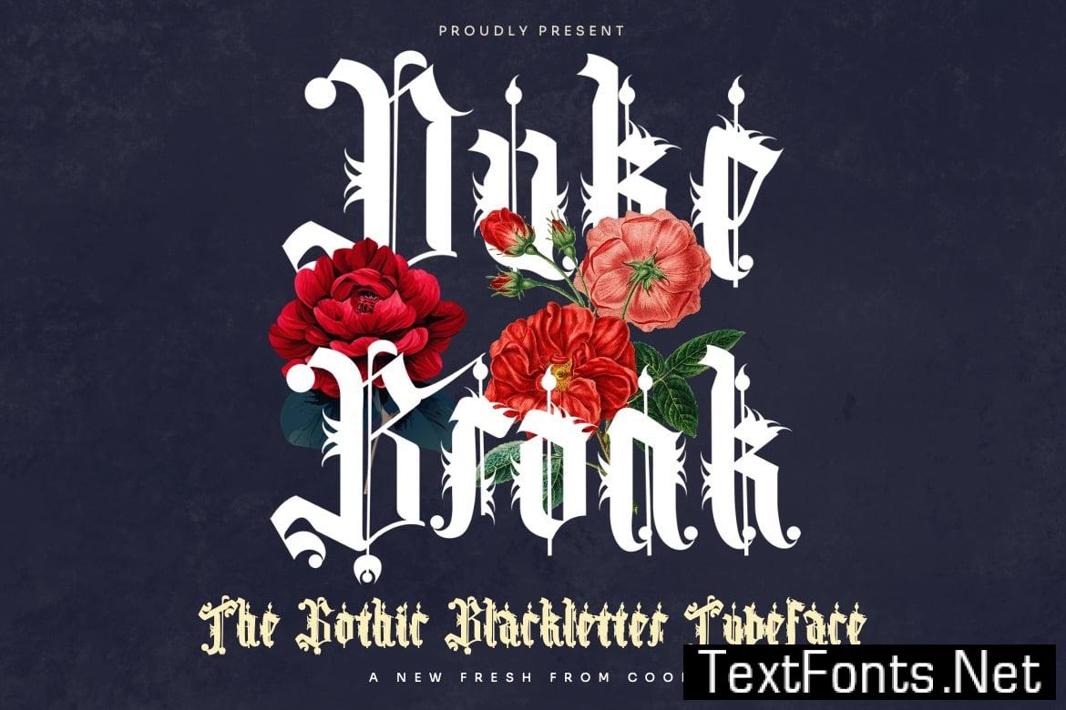 Duke Bronk – Gothic Blackletter Font Y5ZESNL
