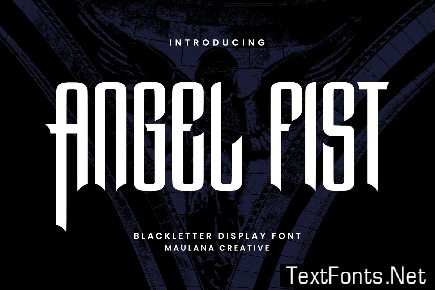 Angel Fist Blackletter Font SWHAV6C