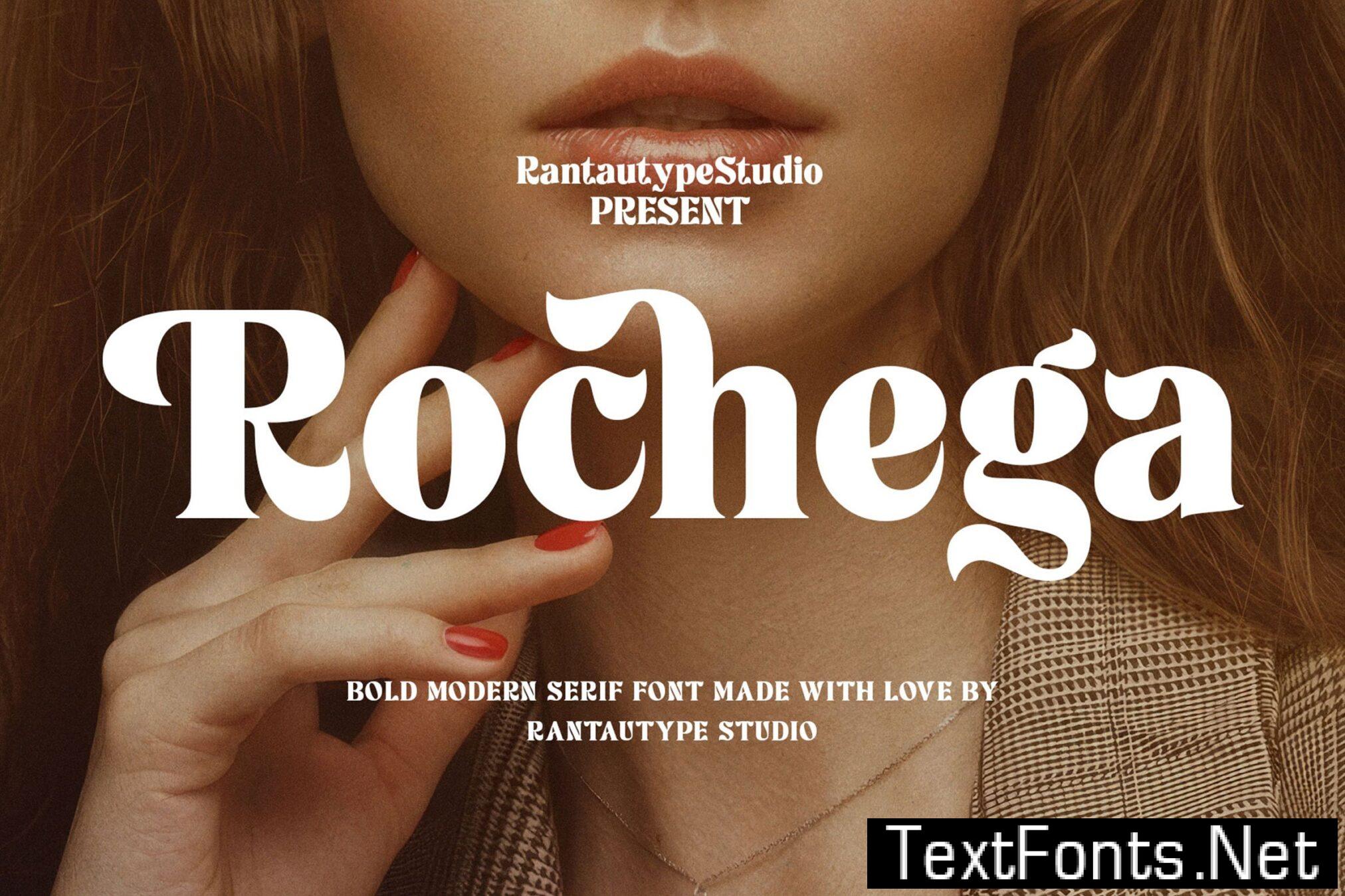 Rochega Bold Modern Serif Font 233UL8X