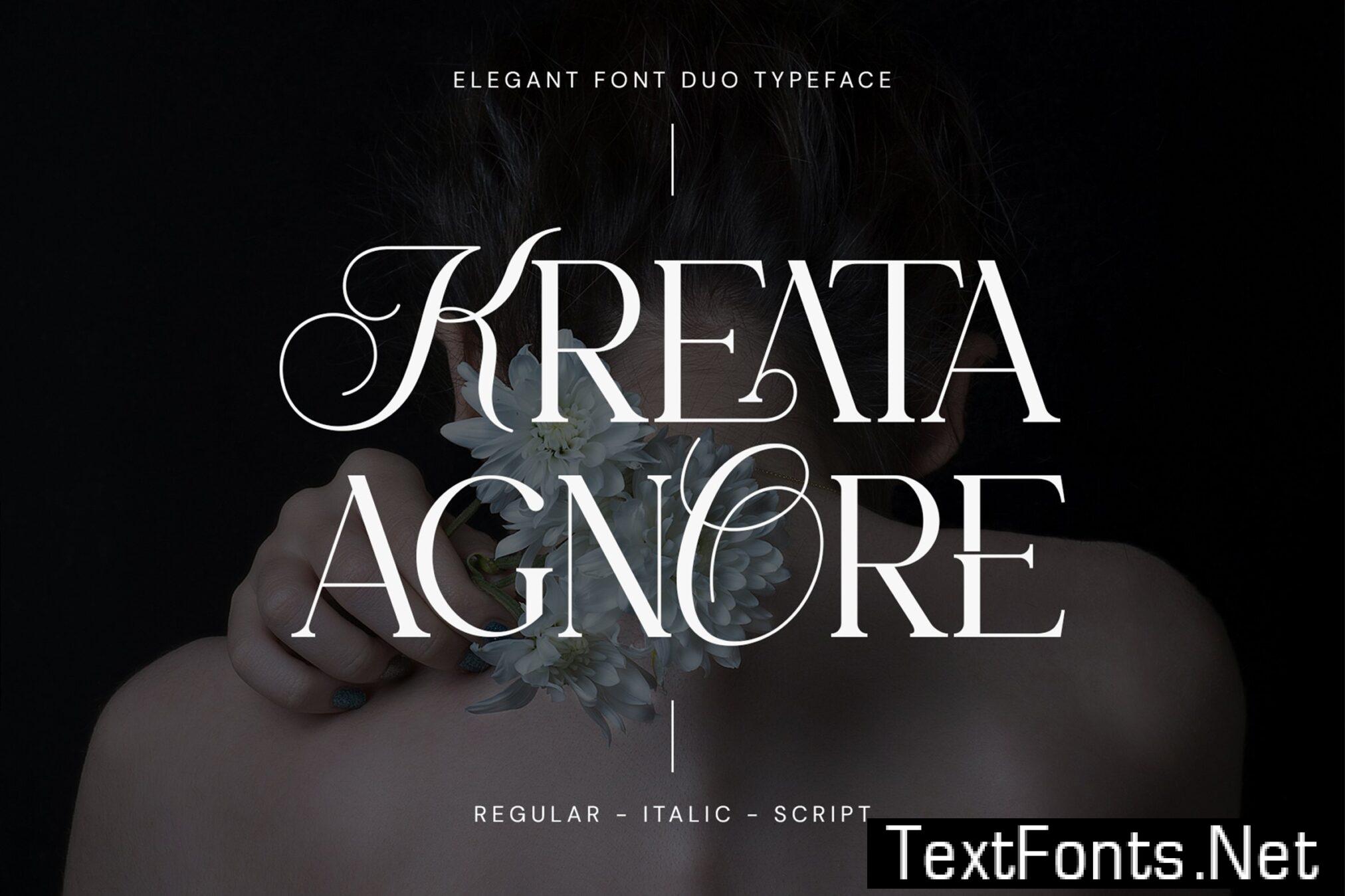 Kreata Agnore – Font Duo LYK6D5J